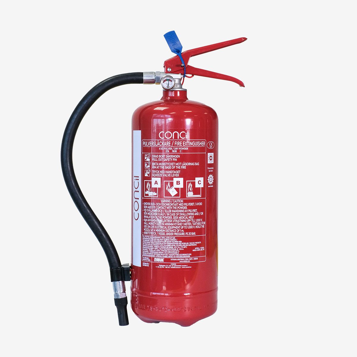 Pulversläckare – 4 KG (27A)